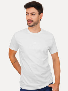 Camiseta Tommy Hilfiger Masculina Mid Embroidered Chest Branca