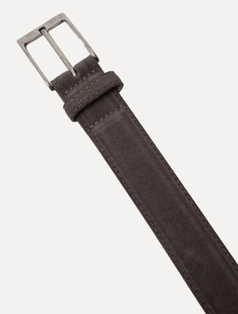 Cinto Dudalina Masculino Couro Camurça Marrom