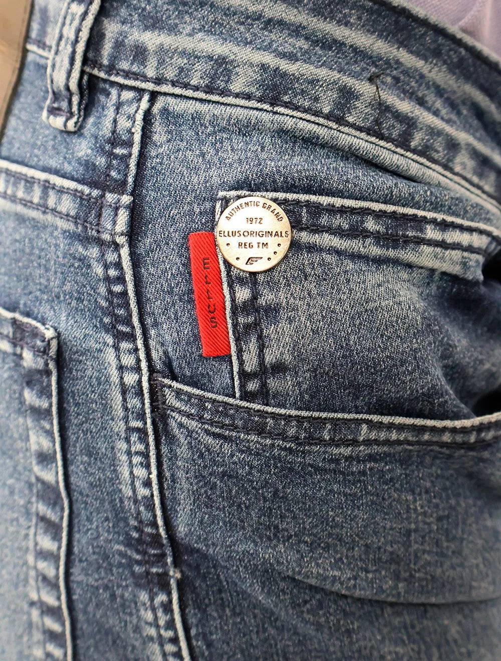 Calça Ellus Jeans Masculina Skinny First Blue Azul Médio