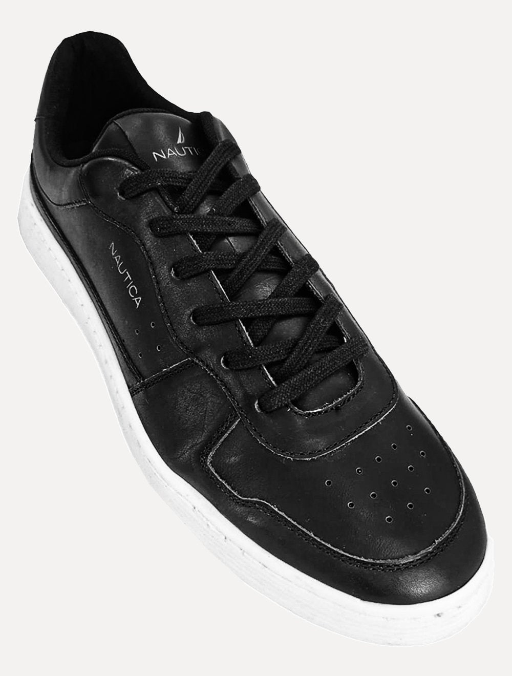 Tênis Nautica Masculino Firenze Impulse Couro Preto