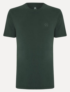 Camiseta John John Masculina Regular Fit Light Transfer Verde Escuro