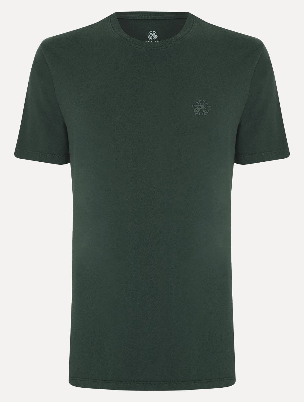 Camiseta John John Masculina Regular Fit Light Transfer Verde Escuro