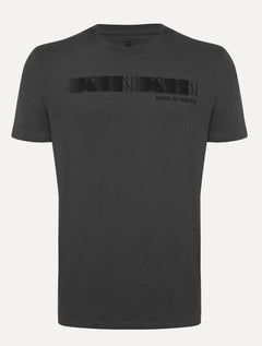 Camiseta John John Masculina Regular Jazz Bar Cinza Escuro