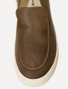 Tênis Osklen Masculino Camurça Moc Soho Soft Marrom