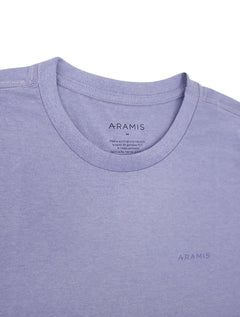 Camiseta Aramis Masculina Tingimento Eco Lisa Azul Mescla