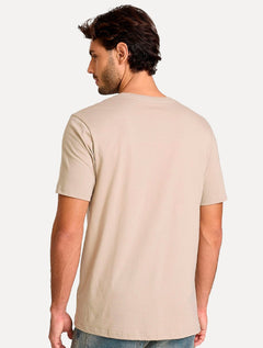 Camiseta John John Masculina Regular Fit Fall Caqui