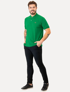 Polo Lacoste Masculina L.12.12 Verde Jade