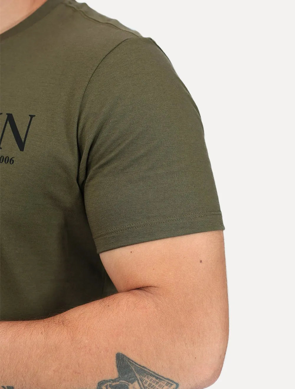 Camiseta John John Masculina Slim Fit Standard Verde Militar