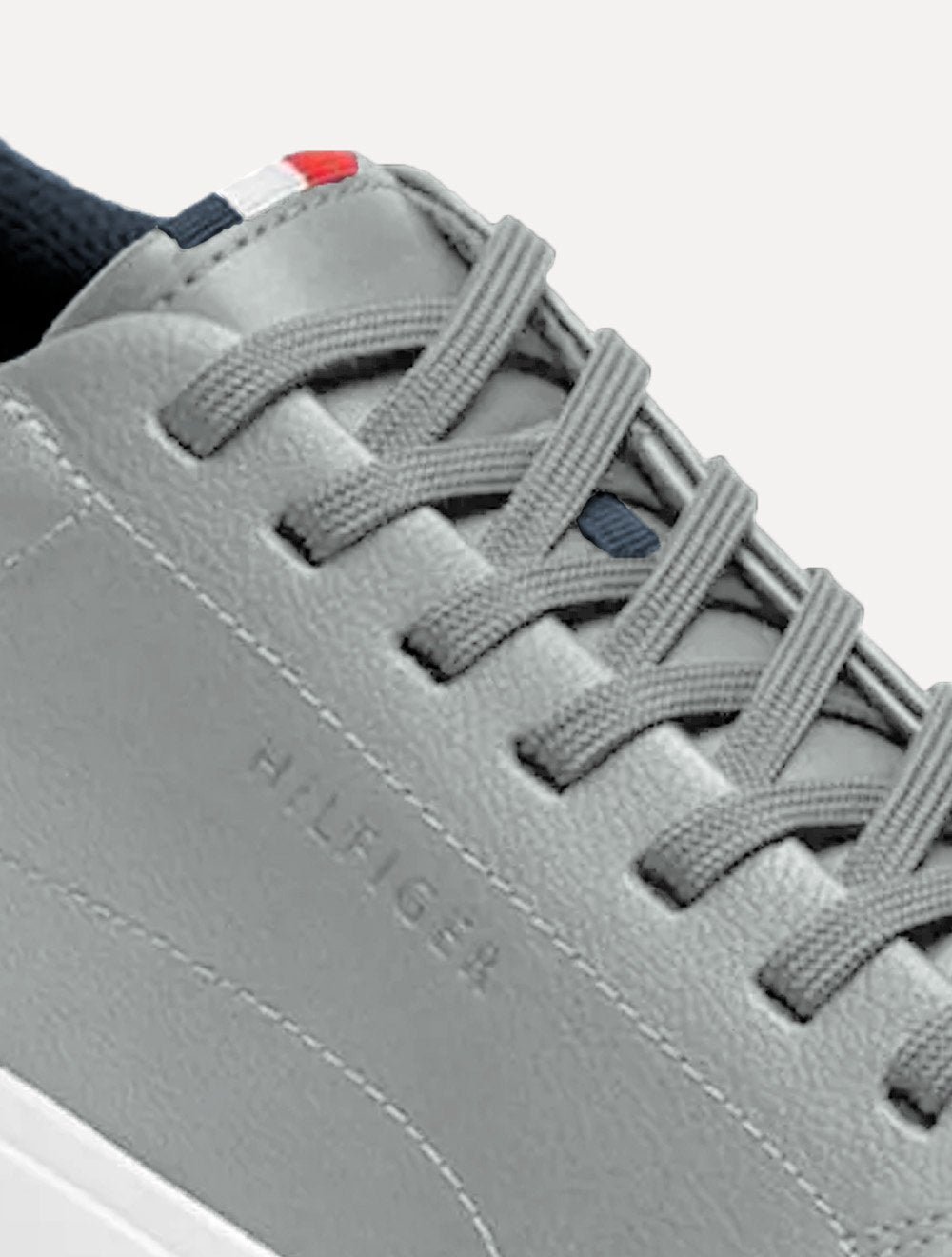 Tênis Tommy Hilfiger Masculino Couro Greg Cinza