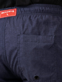 Short Reserva Masculino D'Água Beachwear Texture Azul Escuro Mescla
