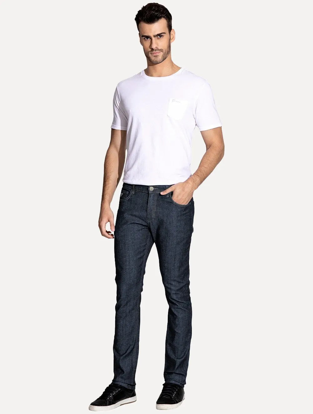 Calça Guess Jeans Masculina Skinny Azul Escuro