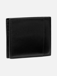 Carteira Calvin Klein Couro Sculpted Logo Bold Preta