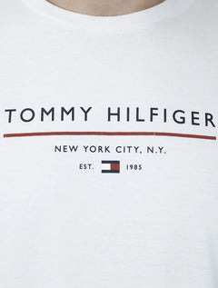 Camiseta Tommy Hilfiger Masculina Brand Love Big New Logo Branca