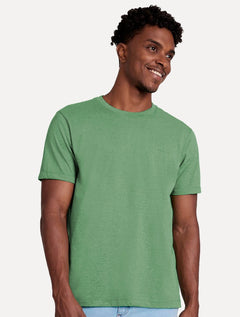 Camiseta Aramis Masculina Eco Lisa Cacto Verde Mescla