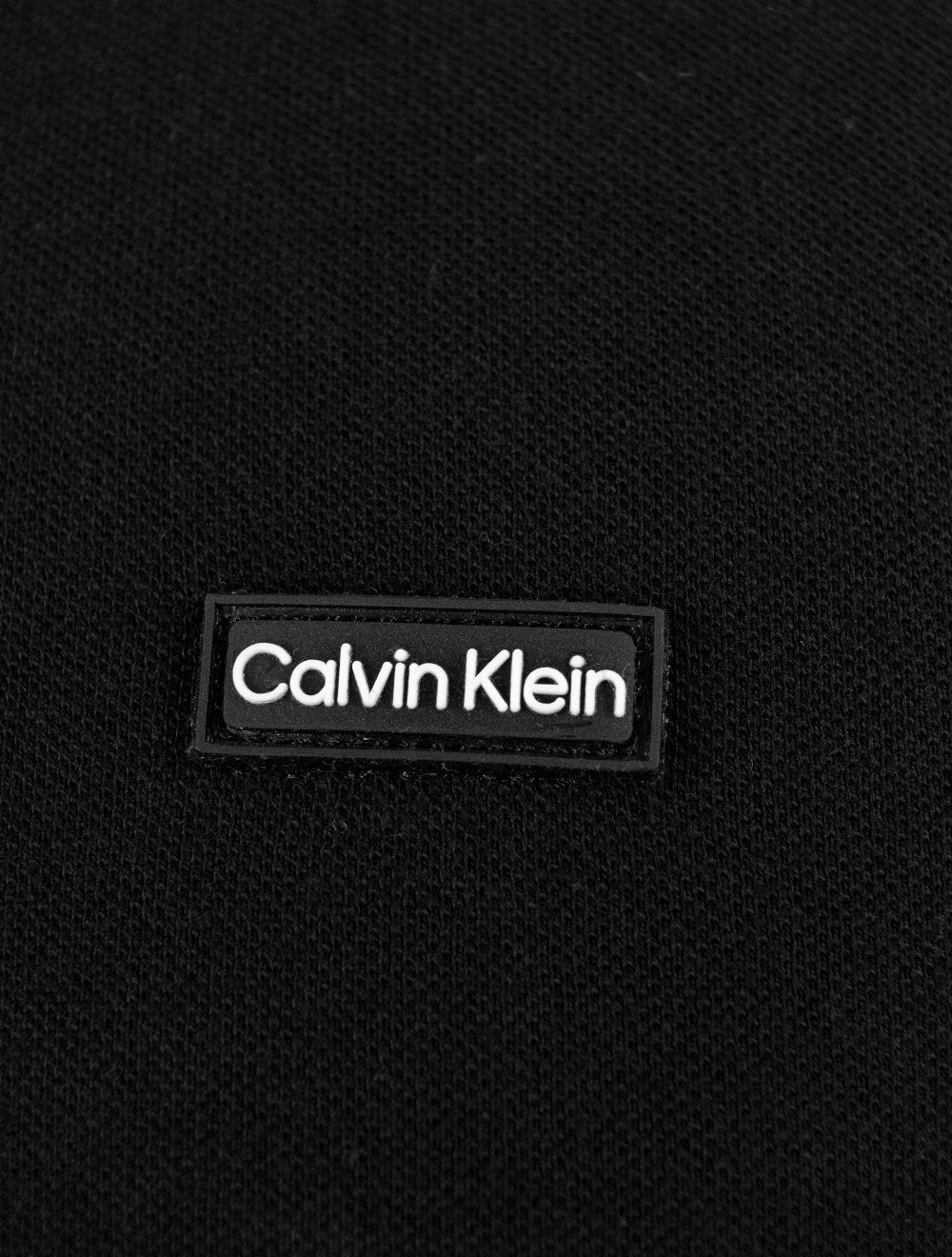 Camiseta Calvin Klein Masculina Piquet Orgânico Cotton Preta