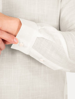 Camisa Colcci Masculina Relax Logo Off-White