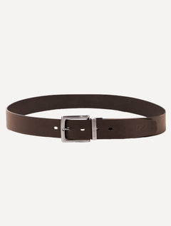 Cinto Ellus Masculino Couro Dupla Face Casual Marrom
