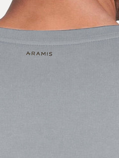 Camiseta Aramis Masculina Basic Lisa Mono Icon Chumbo