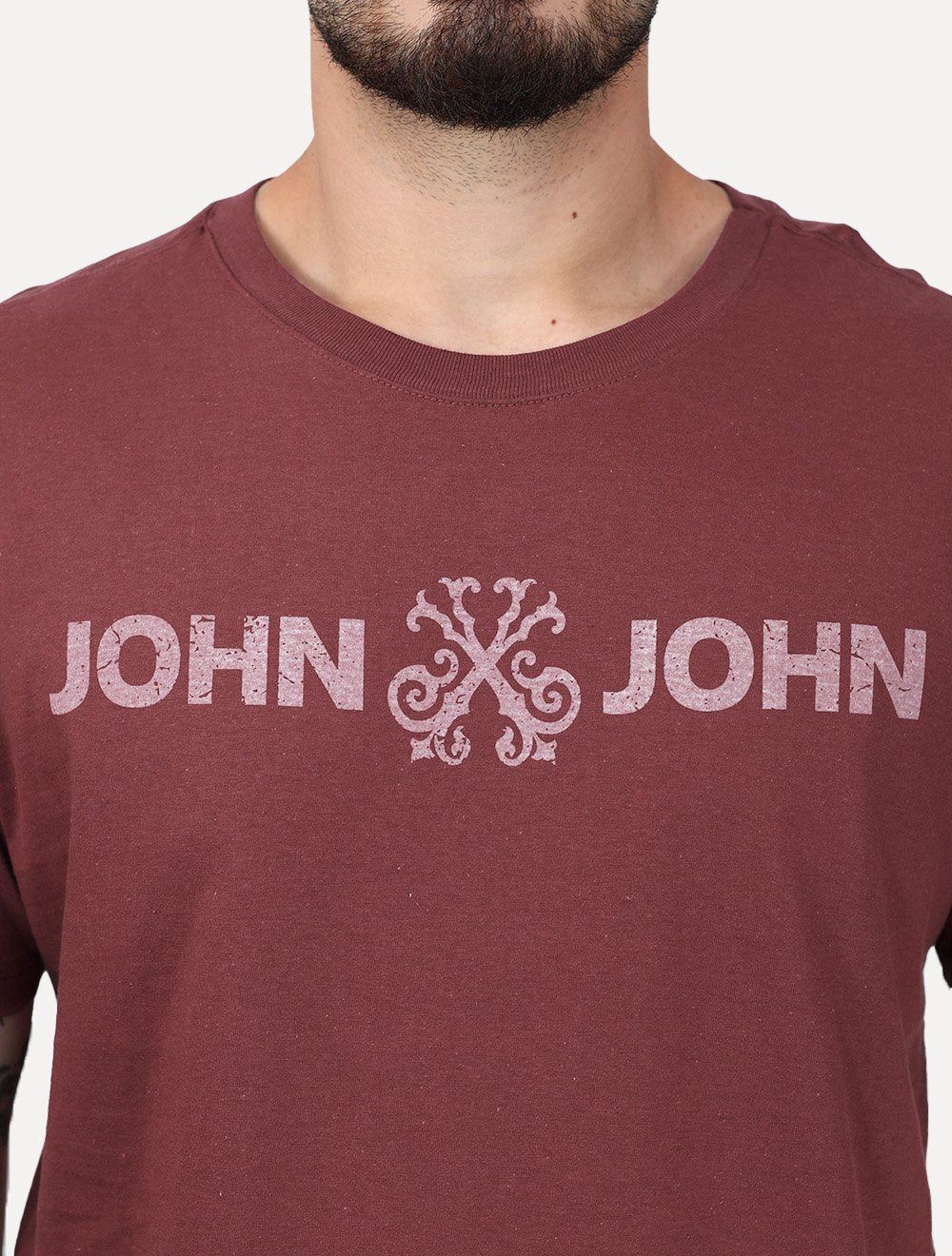 Camiseta John John Masculina Fit Basic Vinho
