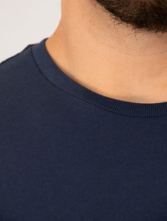 Camiseta Colcci Masculina Cotton Lateral Tag Pocket Azul Escuro