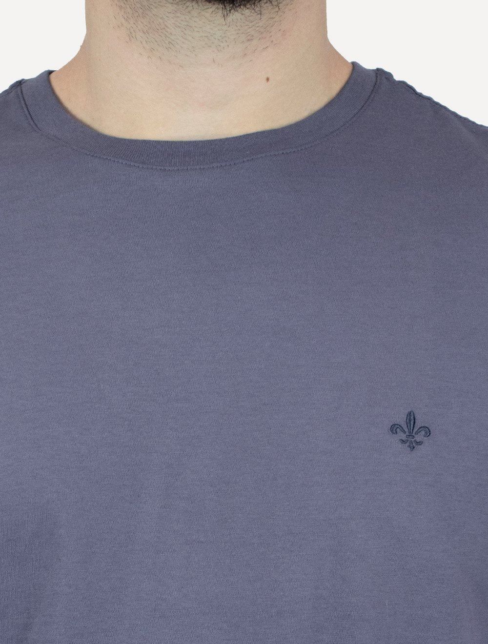 Camiseta Dudalina Masculina Essentials Modal Logo Roxa
