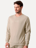 Blusão Calvin Klein Masculino Crewneck Suedine Soft Lounge