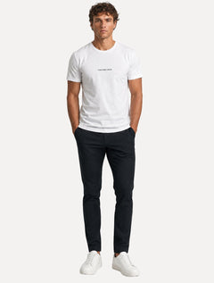 Camiseta Calvin Klein Jeans Masculina Institutional Small Logo Branca