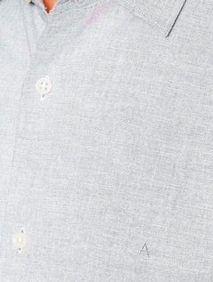 Camisa Aramis Masculina Manga Curta Slim Modal Boa Vista Azul Claro