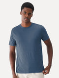 Camiseta Dudalina Masculina Basic Sobretinta Mono Icon Azul Marinho