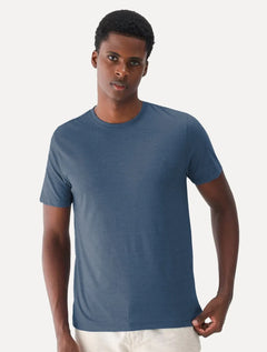 Camiseta Dudalina Masculina Basic Sobretinta Mono Icon Azul Marinho
