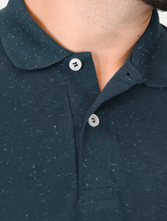 Polo Aramis Masculina Piquet Botone Mono Logo Azul Marinho