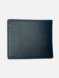 Carteira Calvin Klein Jeans Couro Under Logo Azul Marinho