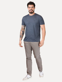 Camiseta Aramis Masculina Moline Lisa Mono Icon Azul Marinho