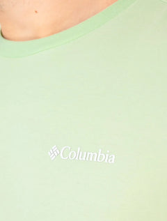 Camiseta Columbia Masculina Light Logo Verde Claro