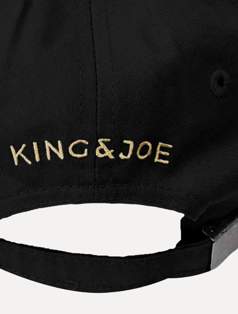 Boné King & Joe Masculino Básico Relevo com Metal Preto