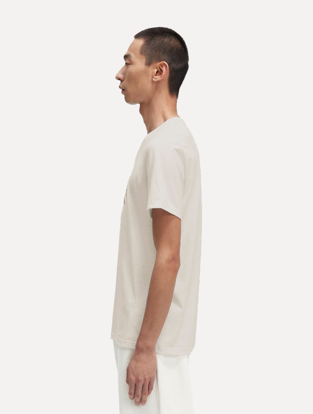 Camiseta Fred Perry Masculina Regular Circle Branding Branca