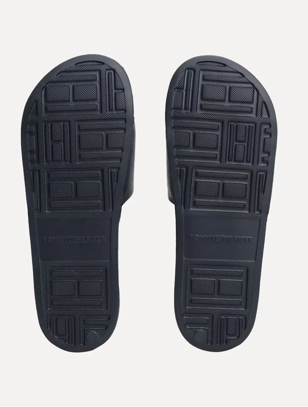 Chinelo Tommy Hilfiger Print Tumble Pool Slide Azul Marinho
