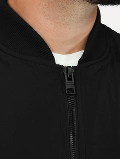 Jaqueta King & Joe Masculina Nylon Premium Bomber Preta