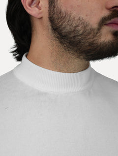 Suéter Dixen Masculino Tricot Basic Crewneck Off White