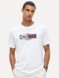 Camiseta Tommy Hilfiger Masculina Flag Small Graphic NYC Branca
