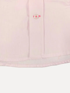 Camisa Tommy Hilfiger Masculina Manga Curta Regular Core Oxford Rosa Claro