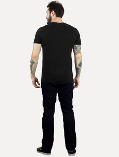 Camiseta John John Masculina Slim Clean Preta