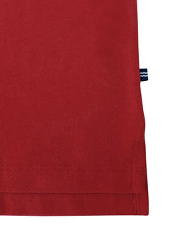 Polo Nautica Piquet Duo Sash Sail Logo Sail Marinho/Vermelha