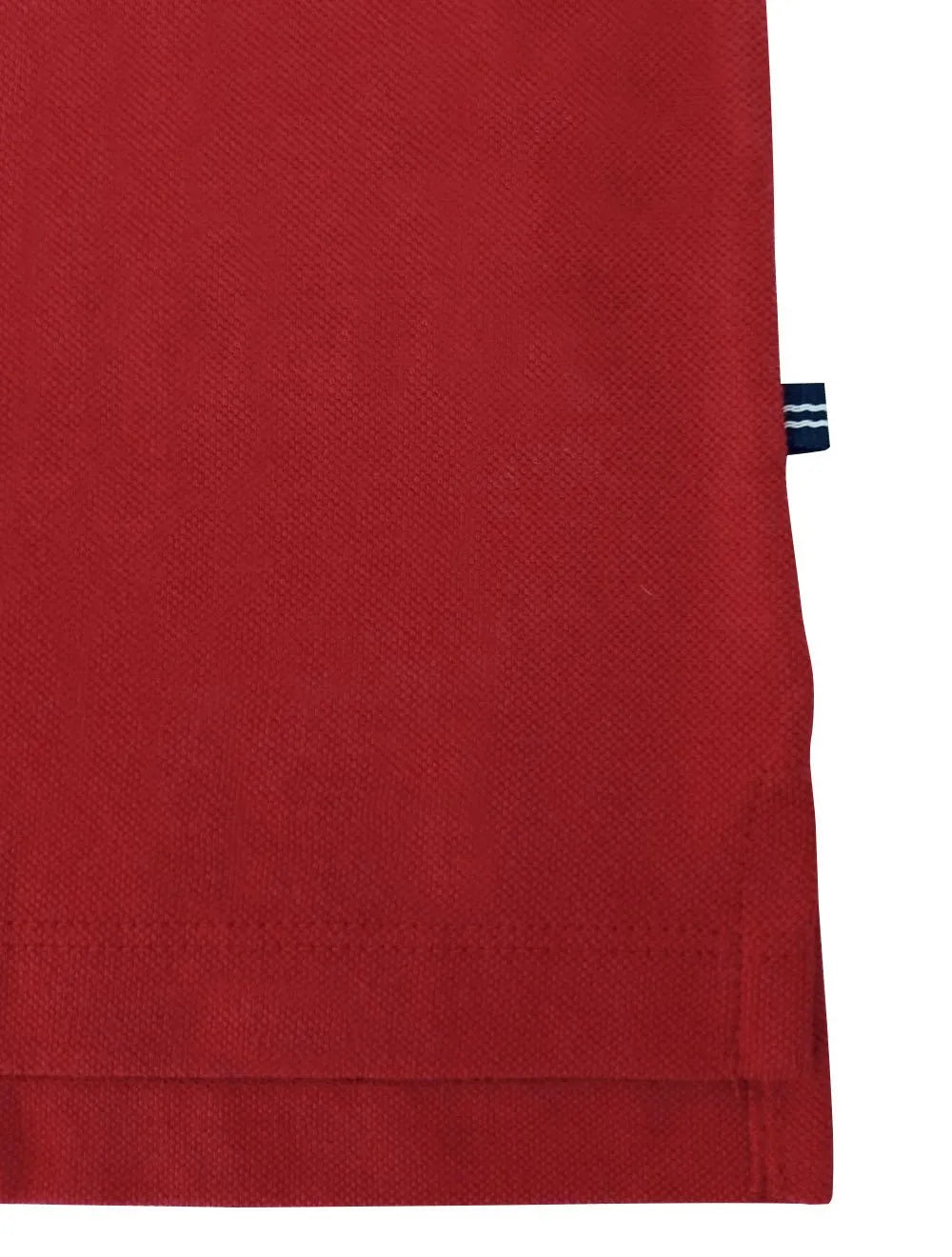 Polo Nautica Piquet Duo Sash Sail Logo Sail Marinho/Vermelha