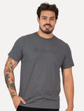Camiseta Columbia Masculina Regular Logo Branded Shadow Cinza Escuro