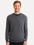Suéter Reserva Masculino Tricot Basico Gola-V Cinza Mescla Escuro