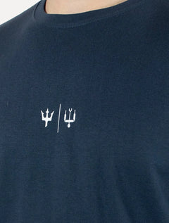 Camiseta Osklen Masculina Regular Big Shirt Kite Logo Azul Marinho