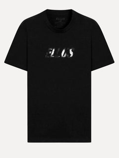 Camiseta Ellus Cotton Fine Dots Classic Preto