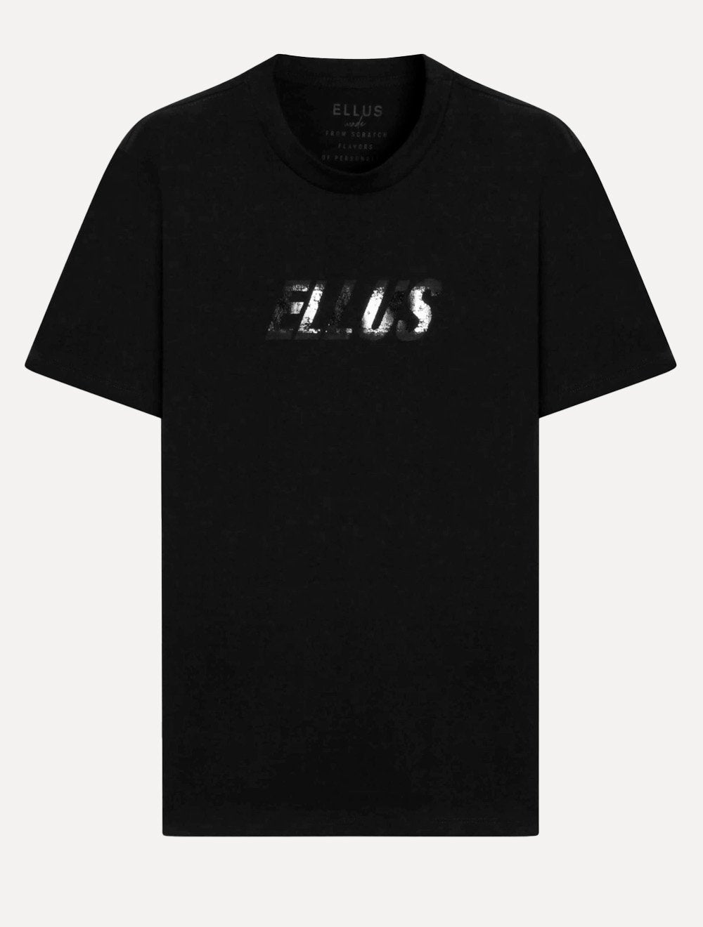 Camiseta Ellus Cotton Fine Dots Classic Preto