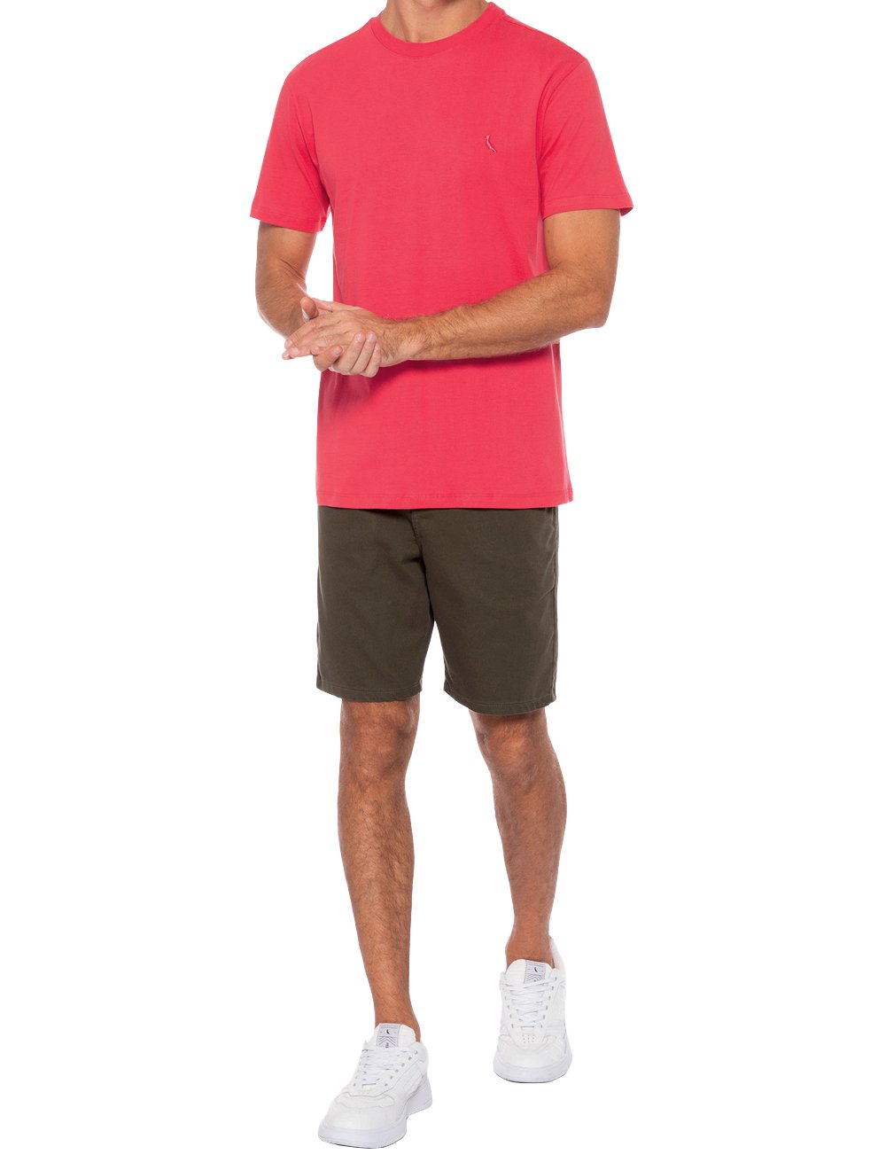 Camiseta Reserva Masculina Piquet Regular Pima Cotton Rosa